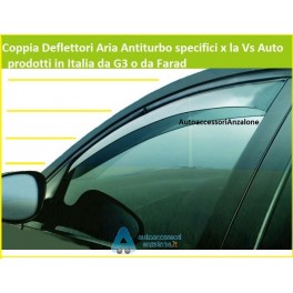 Deflettori antivento x Mitsubishi Outlander dal 2003 al 2007