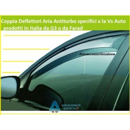 Deflettori antiturbo x Toyota Corolla 3porte dal 2002